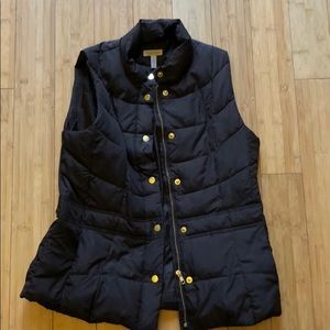 Madison brown puffy vest